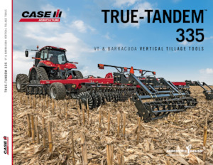 Herse à disques en zinc Case IH True-Tandem 335 VT 42