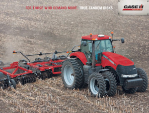 Herse à disques en zinc Case IH True-Tandem 370 30.11