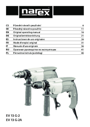Perceuses et visseuses Narex EV 13 G-2