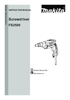 Perceuses et visseuses Makita FS2500