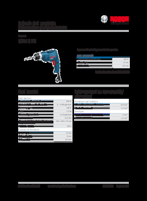 Perceuses et visseuses Bosch GBM 6 RE