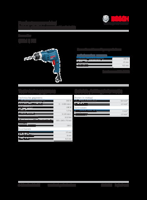 Perceuses et visseuses Bosch GBM 6 RE