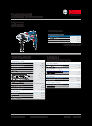 Perceuses et visseuses Bosch GSB 16 RE