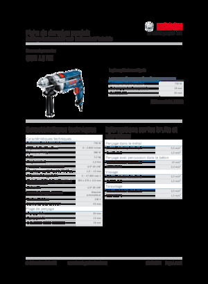 Perceuses et visseuses Bosch GSB 16 RE