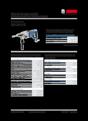 Perceuses et visseuses Bosch GSB 162-2 RE