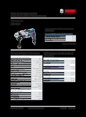 Perceuses et visseuses Bosch GSB 20-2