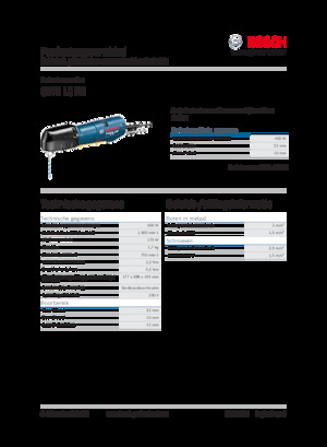 Perceuses et visseuses Bosch GWB 10 RE