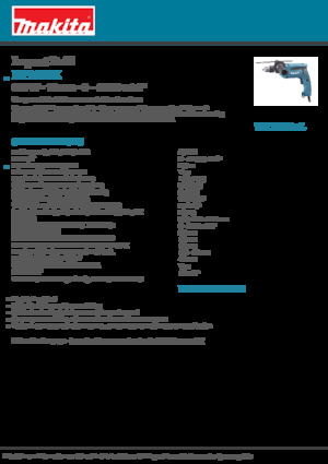 Perceuses et visseuses Makita HP1640K