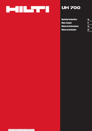 Perceuses et visseuses Hilti UH 700