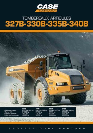 Tombereaux articulés Case 340B
