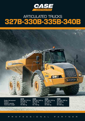 Tombereaux articulés Case 340B