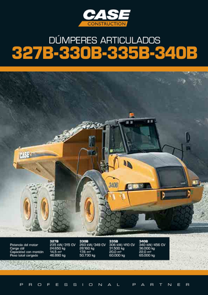 Tombereaux articulés Case 340B