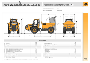 Tombereaux articulés JCB 714