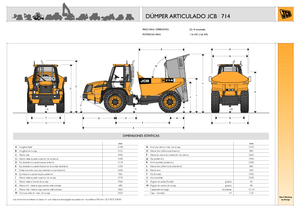 Tombereaux articulés JCB 714