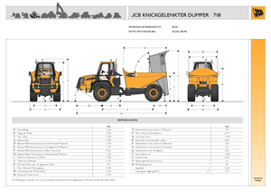 Tombereaux articulés JCB 718
