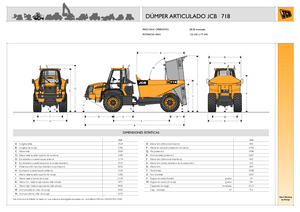 Tombereaux articulés JCB 718
