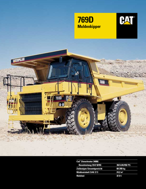 Tombereaux Rigides Caterpillar 769 D