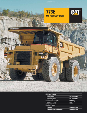Tombereaux Rigides Caterpillar 773 E