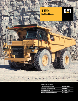 Tombereaux Rigides Caterpillar 775 E