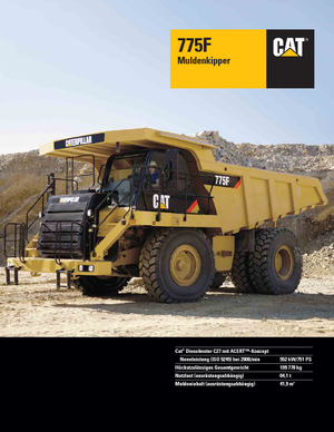 Tombereaux Rigides Caterpillar 775F