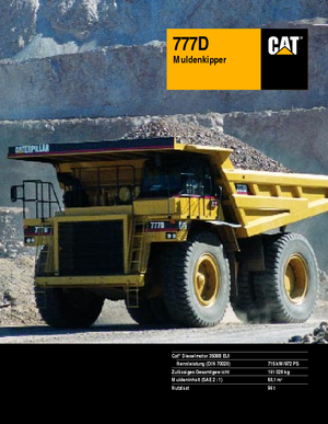 Tombereaux Rigides Caterpillar 777 D