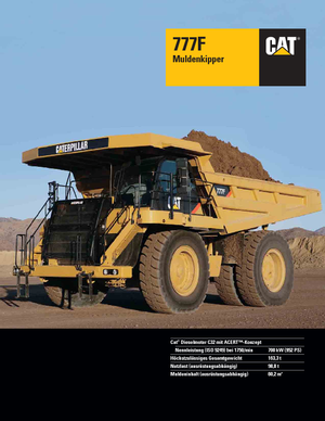 Tombereaux Rigides Caterpillar 777F