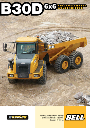 Tombereaux articulés Bell B 30 D