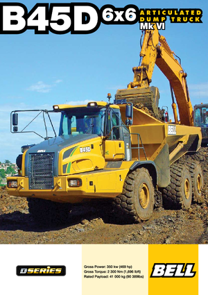 Tombereaux articulés Bell B 45 D