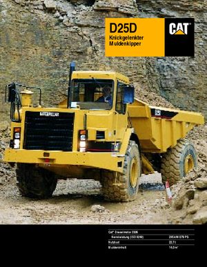 Tombereaux articulés Caterpillar D 25 D