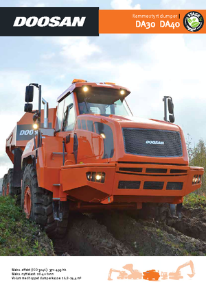 Tombereaux articulés Doosan DA30