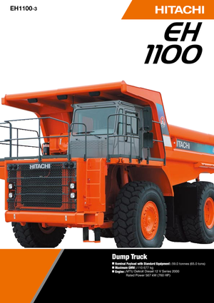 Tombereaux Rigides Hitachi EH 1100-3