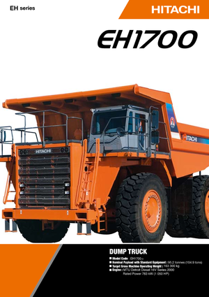 Tombereaux Rigides Hitachi EH 1700