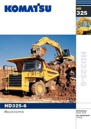 Tombereaux Rigides Komatsu HD325-6/4WD