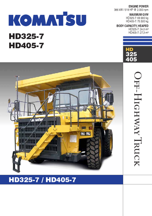 Tombereaux Rigides Komatsu HD325-7
