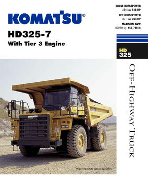 Tombereaux Rigides Komatsu HD325-7