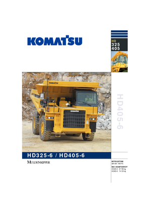 Tombereaux Rigides Komatsu HD405-6A