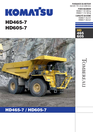 Tombereaux Rigides Komatsu HD605-7 E0