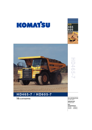 Tombereaux Rigides Komatsu HD465-7