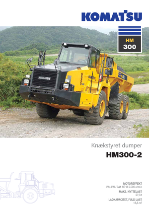 Tombereaux articulés Komatsu HM300-2