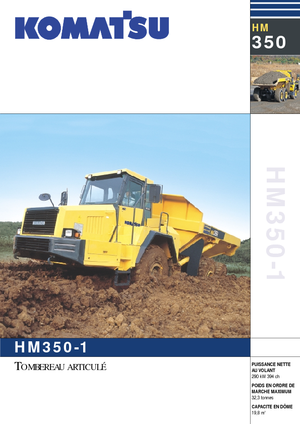 Tombereaux articulés Komatsu HM350-1