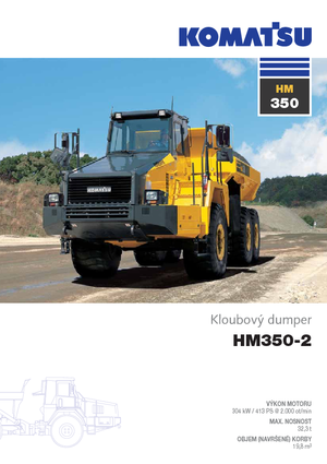 Tombereaux articulés Komatsu HM350-2