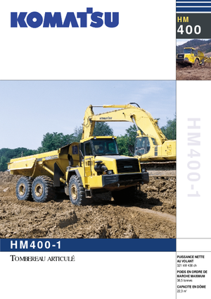 Tombereaux articulés Komatsu HM400-1