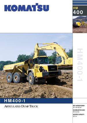Tombereaux articulés Komatsu HM400-1