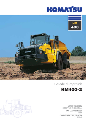 Tombereaux articulés Komatsu HM400-2