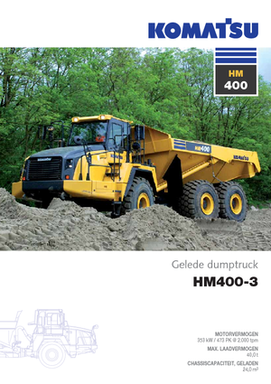 Tombereaux articulés Komatsu HM400-3