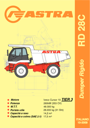 Tombereaux Rigides Astra RD 28 C