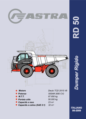 Tombereaux Rigides Astra RD 50