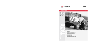 Tombereaux articulés Terex TA 30