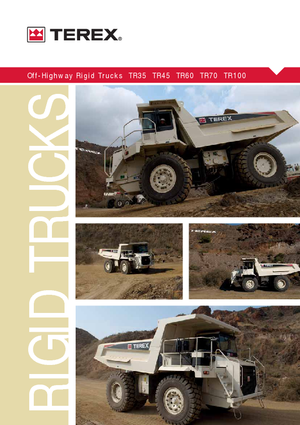 Tombereaux Rigides Terex TR 100