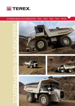 Tombereaux Rigides Terex TR 100